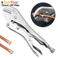 Locking Pinch Off Pliers Crimping Tool Refrigeration For Sealing Cutter Fridge Copper Pipe Tube Aluminum Sealer Cooling System