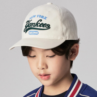 【MLB】童裝 可調式棒球帽 童帽 Varsity系列 紐約洋基隊(7ACPV044N-50CRS)