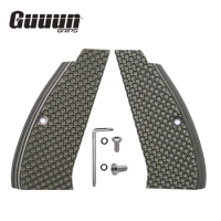 Guuun CZ75 G10 Grips Full Size CZ SP01 Grip Golf Ball Dimple Texture
