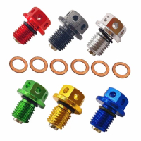 M12x1.5 Oil Drain Plug Bolt For Honda CBR 250RR 400RR 600RR 900RR 954RR 1000RR 125R 250R 300R 400R 500R CB RVT 1000R VFR