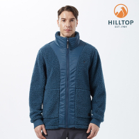 Hilltop 山頂鳥 Winter-Proof Fleece 男款立領保暖搖粒絨刷毛外套 PH22XMZ0 藍綠