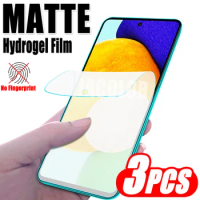 3PCS Full Cover Matte Hydrogel Film For Samsung Galaxy A72 A52 A52s A33 A22 A12 A42 4G 5G A 52 Anti-Fingerprint Screen Protector