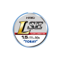 【RONIN 獵漁人】日本TORAY L-SE 50m 0.8~2.5號 碳纖維線 卡夢子線(日本製 子線 前導線 出口線 路亞 磯釣)