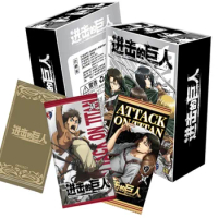 Genuine Attack On Titan Collection Cards Booster Box Playing Game PR Rare Hot Selling Card Child Kids Toy Hobby Birthday Gifts