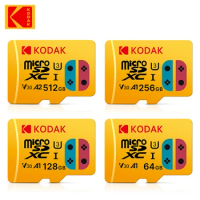 KODAK Micro SD Memory Card 256GB UP TO 100MB/s Class10 U3 UHS-I 32GB 64GB 128GB TF Card 4K HD for Adapter microsd
