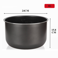 Electric Pressure Cooker Liner4L5L6L Non-stick Rice Pot Gall Black Crystal Inner accessories cookware Parts cooking suit Midea