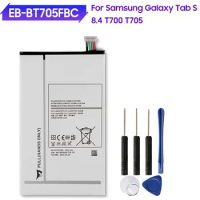 Replacement Tablet Battery EB-BT705FBC EB-BT705FBE For Samsung GALAXY Tab S 8.4 SM-T700 SM-T705 T705 Battery 4900mAh
