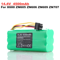 14.4V 4500MAH Ni-MH AA Vacuum Cleaner Rechargeable battery Pack for Ecovacs Deebot Deepoo X600 ZN605 ZN606 ZN609 Midea Redmond