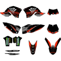 Decal for KTM EXC EXCF XCF 125 250 300 450 2008 2009 2010 2011 Motorcycle Graphic Sticker for KTM SX SXF 2007-2010