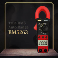 SZBJ BM5263 Digital Clamp Meter High Precision AC DC Digital Clamp Meter Digital Display AC DC Clamp Meter Pocket Current Meter