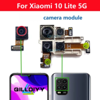 Back Main Front Big Camera For Xiaomi Mi 10 Lite 5G 10lite Rear Selfie Camera Module Flex Cable M2002J9G M2002J9S