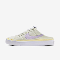 Nike Wmns Court Legacy Mule [HJ3494-151] 女 穆勒鞋 休閒 帆布 復古 米黃 紫