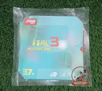 Bat Tenis Meja HURRICANE 3 NEO COMMERCIAL - KARET RUBBER BET PINGPONG TENIS MEJA Merah
