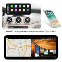 Android10 HDScreen Upgrade Apple Android Auto GPS Navigation Car Stereo Carplay DSP Amplifier For Mercedes Benz A200 GLA CLA A45