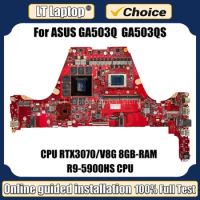 LT Laptop GA503Q Notebook Mainboard For ASUS ‎ROG Zephyrus G15 GA503QS Motherboard CPU R9-5900HS GPU 8GB/RAM DDR4 RTX3070/V8G