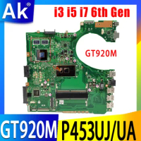Notebook Mainboard For ASUS P453UJ PRO453U PE453U PX453U P453UA P453U Laptop Motherboard CPU i3 i5 i7 GT920M/UMA MAIN BOARD