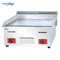 GH718 Commercial Gas Griddle Table Top Griddle Gas Stainless Steel Kitchen Equipment BBQ Grill