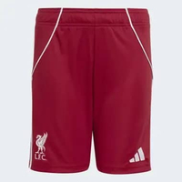 adidas Junior Liverpool Fc 25/26 Home Shorts Kids Strawberry Red [JV6441] 140