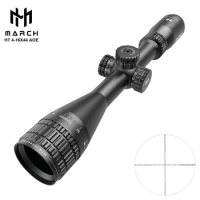 March HT4-16X44AOE Tactical Riflescope Spotting Rifle Scope Hunting Optical Collimator Airsoft Airgun Sight Red Green Cross