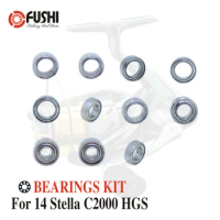 Fishing Reel Stainless Steel Ball Bearings Kit For Shimano 14 Stella C2000 HGS / 03240 Spinning reels Bearing Kits
