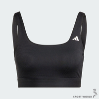 Adidas 女裝 運動內衣 排汗 可拆式胸墊 黑【運動世界】HZ9024