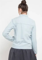 Denim Jacket Wanita Branded Soft Jeans Jacket LIGHTBLUE M