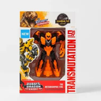 Mainan Anak Robot Transformer Dinosaurus Robot Dragon Knight Robot Dragon Orange