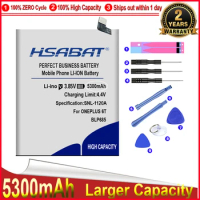 HSABAT 0 Cycle 5300mAh BLP685 Battery for ONEPLUS 6T one plus 6T one plus 7 High Quality Mobile Phone Replacement Accumulator
