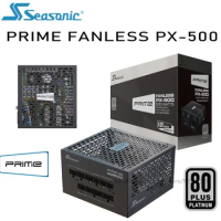 Seasonic PRIME FANLESS PX-500 Power Supply 500W ATX 12V 20+4pin 10xSATA 500W PC Gaming Desktop Power Supply Support AMD INTEL