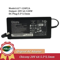 Original Chicony A17-120P2A A120A0061P 120W AC Adapter 20V 6A Charger For Intel NUC13VYKi7 NUC13VYKi5 NUC13AN[x]v7 Mini Laptop