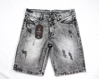 Celana Jeans Sobek Pendek Pria Short Pants Hitam Panjang Distro Dewasa celanajeans pendek