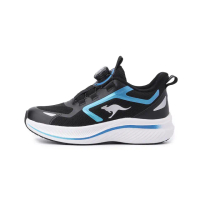 【KangaROOS】21-24cm BIFROST 旋鈕運動鞋 藍黑 大童鞋 KK51281