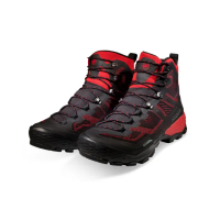 【Mammut 長毛象官方直營】Ducan High GTX 高筒登山健行鞋 男款 黑/辛辣紅 #3030-03471