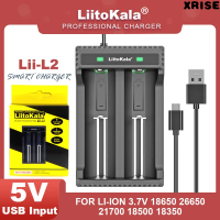New LiitoKala Lii-L2 18650 3.7V 18650 26650 21700 20700 20650 18500 18490 18350 Rechargeable Battery