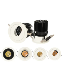10PCS LED Light Bulb Wall Washer Spot light Dimmable 5w 7w 10w 12w Ac85-265v Embedded Cob Downlight