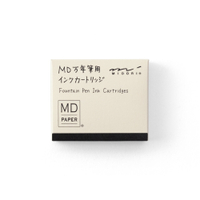 MIDORI MD鋼筆(M型筆尖)- 補充墨水管-黑