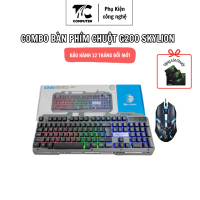 Combo Bàn Phím Chuột Game X25/GT200 Led 7 Màu Tặng Miếng Lót