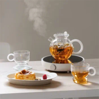 Electric pot boiling kettle high borosilicate glass boiling kettle herbal teapot Domestic fruit teapot