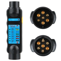 12V 7Pin Plug Socket Trailer Relay Tester Diesel Car Diagnostic Tools For Turn Signal Lights Fog Lamp Truck Caravan Accessories