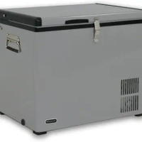 FM-45G 45 Quart Portable Refrigerator and Deep Freezer Chest, AC 110V/ DC 12V, Real Chest Freezer for Car, Home, Camping, and R