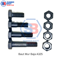 3/4\ x 2-1/4\" Baut Baja HTB Grade ASTM A325 + Mur 2H"