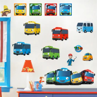 TOYO Tayo The Little Bus removable Wall Sticker Art Bedroom Decal Mural Decor self-adhesive