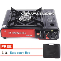 Portable Steamboat Gas Stove 1 Burner with 1 hobs【Black Red】