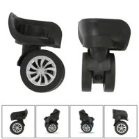 2 Pieces Luggage Wheels Replacement Universal Wheel Trolley Case Easily Install Wear Resistant Suitcase Casters for Luggage