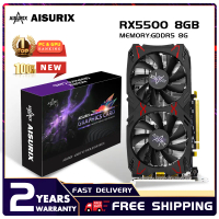 Card VGA AMD, AISURIX, VGA RX 5500 8GB GDDR6, 128-bit, HDMI 1408SP, Thích hợp cho PC chơi game, RADE