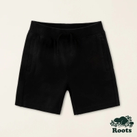 【Roots】Roots小童-Taiwan Day系列 側邊文字設計五分短褲(黑色)