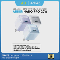 【Đang hot】 Bùng nổ, bán chạy,Extra discount of 30%Củ Sạc Nhanh ANKER 511 Nano Pro 20W - 1 cổng USB-C