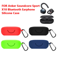 Suitable For Anker Soundcore Sport X10 Earphones, Silicone Material Protective Case, Waterproof Storage And Dustproof Case