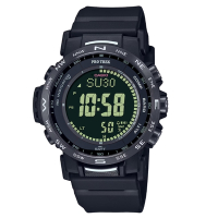 CASIO卡西歐 PROTREK 電波 太陽能電力 三重感應器 戶外探險 PRW-35Y-1B_44.6mm