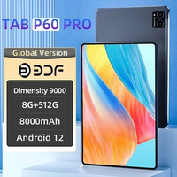 Original BDF Global Version Tablet Android 12.0 10.1 Inch 8GB RAM 512GB ROM Tablets PC 3G 4G LTE Dual SIM Card With 2.4G/5G WiFi